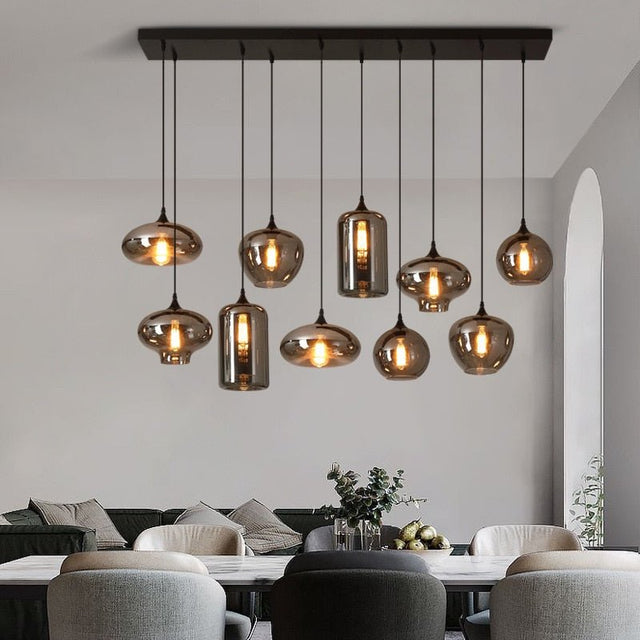 Léon Pendant Light - 10 Head - 47" / 120cm - Level Decor