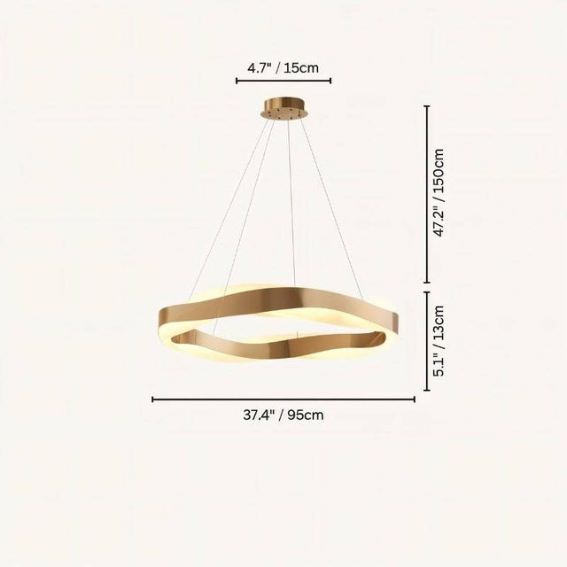Ore Chandelier