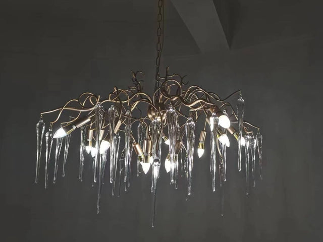 Benoit Chandelier - 12 Heads - 39.4" / 100cm - 60W / Cold White - Level Decor