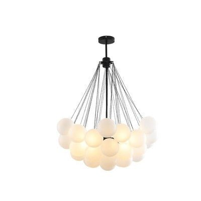 Blaise Chandelier - 37 Heads - Black - 31.5" x 29.5" / 80cm x 75cm - 40W / Cold White - Level Decor