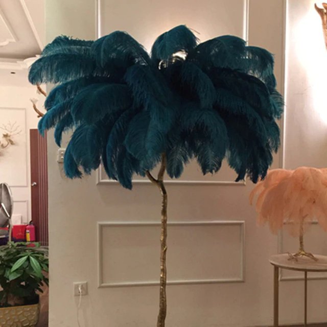 Estelle Floor Lamp - Blue / Small - 25.5" x 31.5β³ / 65cm x 80cm - Level Decor