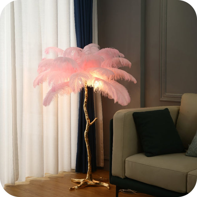 Estelle Floor Lamp - Pink / Small - 25.5" x 31.5β³ / 65cm x 80cm - Level Decor