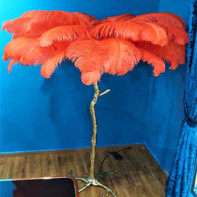 Estelle Floor Lamp - Orange / Small - 25.5" x 31.5β³ / 65cm x 80cm - Level Decor