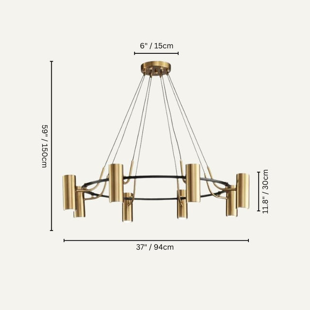 Opaline Chandelier