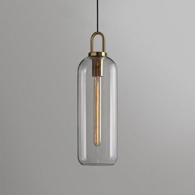 Zorina Pendant Light - B - Clear - Small - 5.1" x 15.7" / 13cm x 40cm - Level Decor