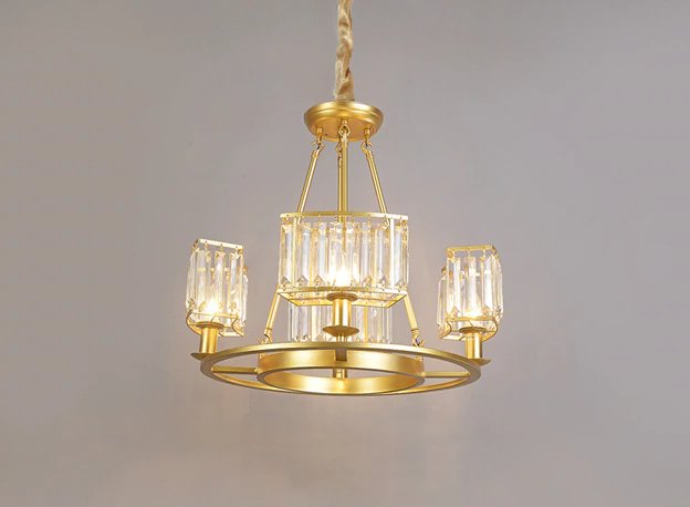 Kael Chandelier - 4 Lights - 25.6" x 17.7" / 65cm x 45cm - Level Decor