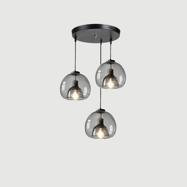 Louis Pendant Light - 3 Heads - Round - 11.8" / 30cm - 15W / Warm White Light - Level Decor