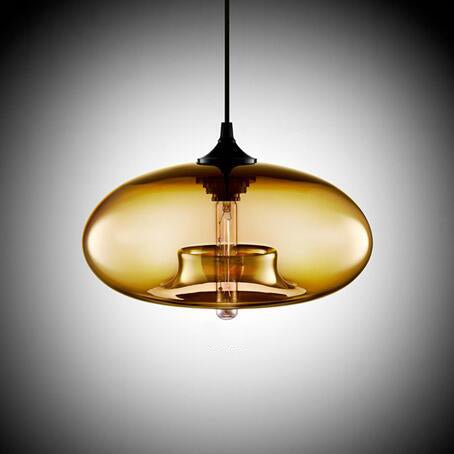 Elena Pendant Light - Amber / 5.9" x 11" / 15cm x 28cm - Level Decor