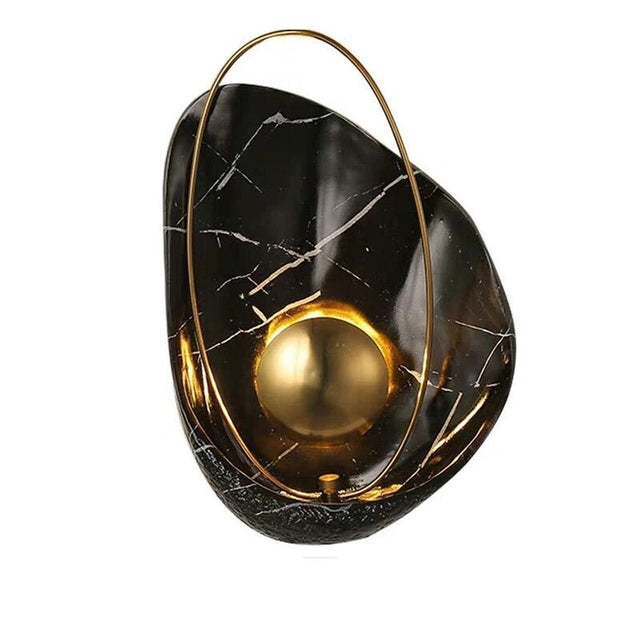 Marlon Wall Lamp - Black - 11.0" x 5.9" x 15.7" / 28cm x 15cm x 40cm - 5W / Warm White - Level Decor