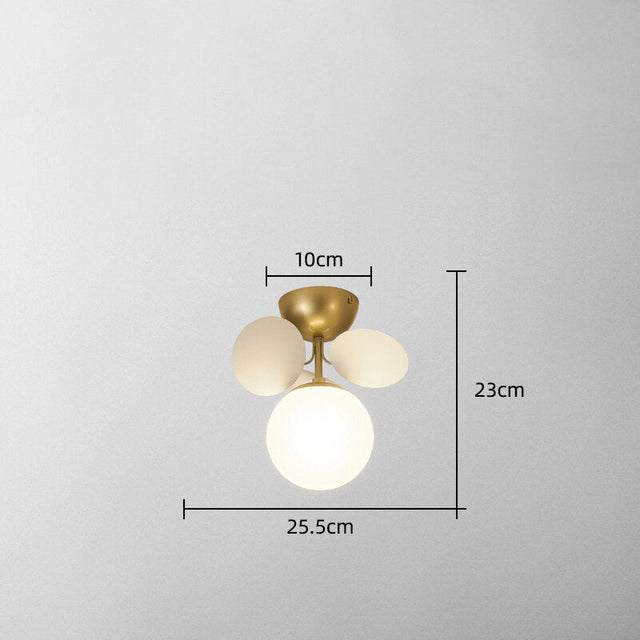 Mila Chandelier - 1 Head - White - 10" x 9" / 25cm x 23cm / Cool White 6000K - Level Decor
