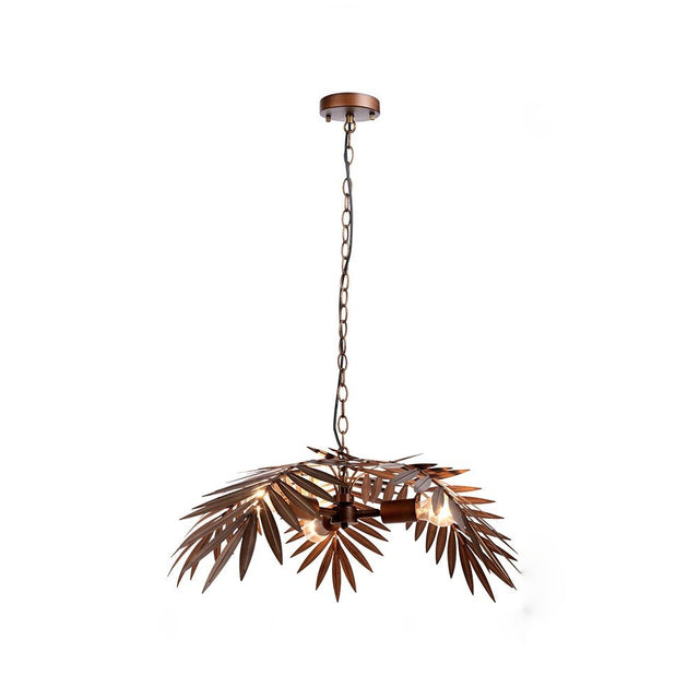 Tropicana Chandelier - Three Leaves - Hanging - 25.6" x 11.8" / 65cm x 30cm - Level Decor
