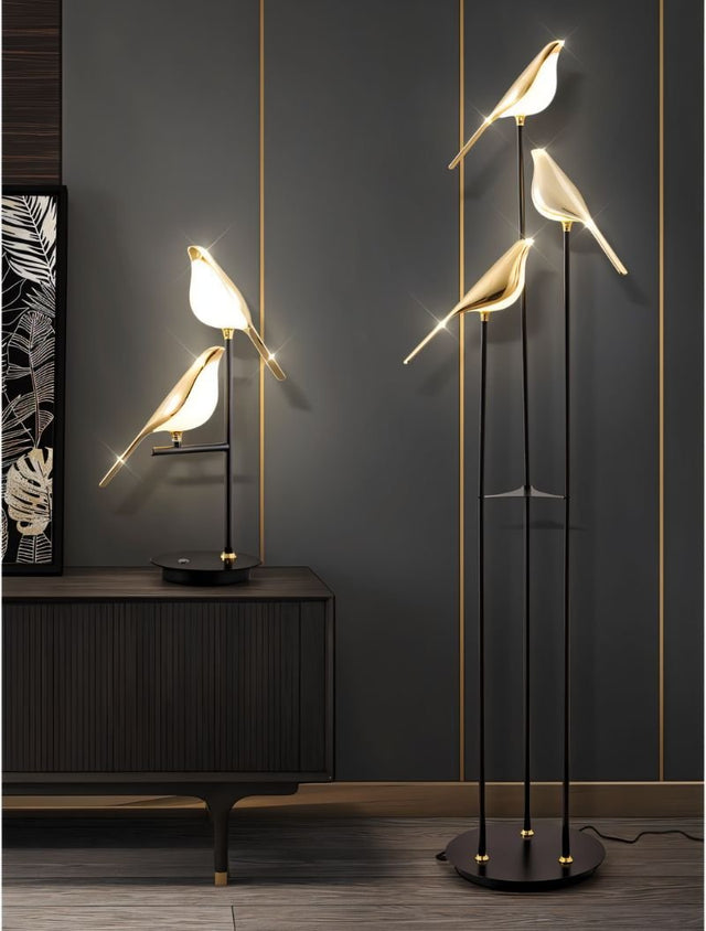 Satin Floor Lamp