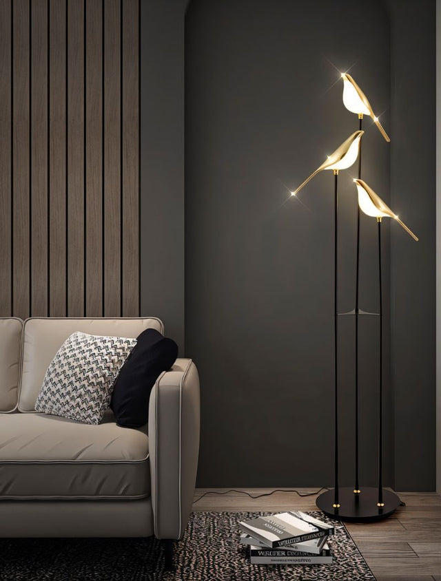 Satin Floor Lamp