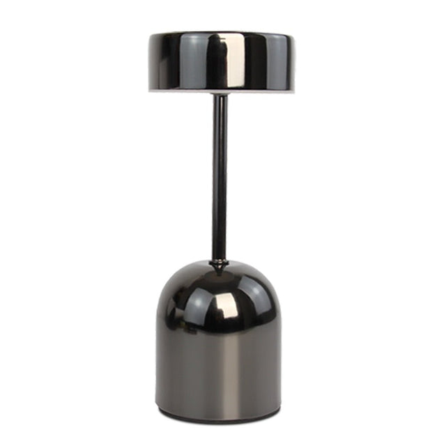 Enzo Table Lamp - Disc - Gloss Black / 9.4" x 3.5" / 24cm x 9cm - Level Decor