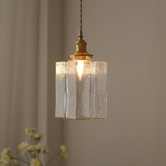 Helada Pendant Light - Vertical Cuboid - 6.5" x 4.7" / 16.5cm x 12cm / Cold White - Level Decor