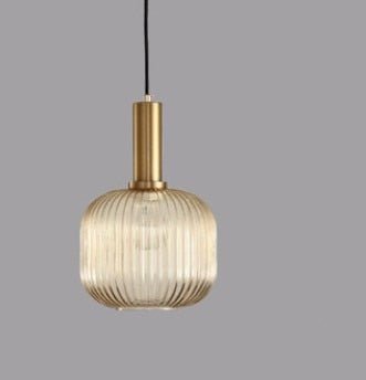 Ivanka Pendant Light - Brown - 7.9" x 11.8" - 20cm x 30cm - Level Decor