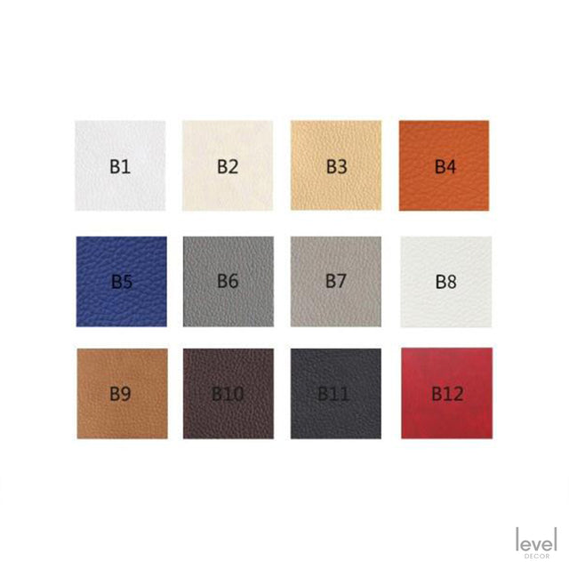 Designer Leather Solid Wood Office Chair - Customized - Level Decor