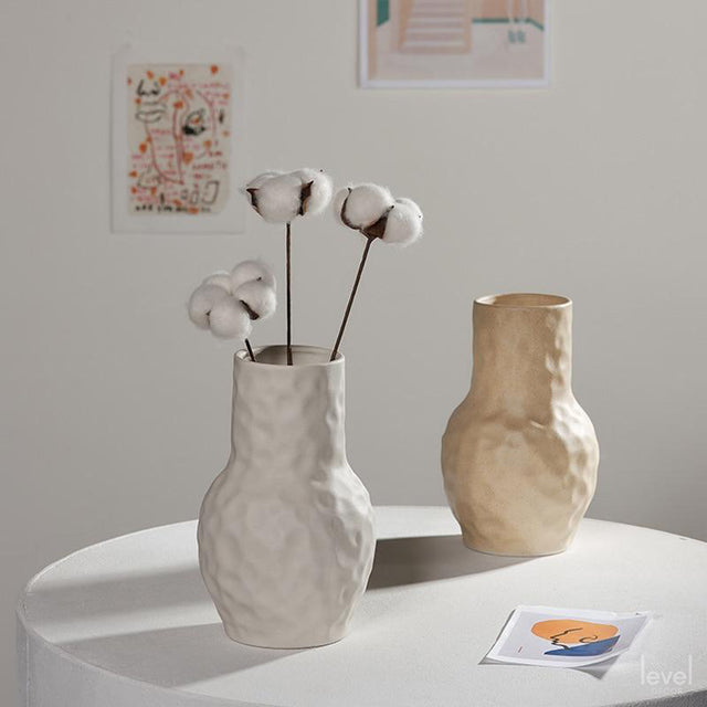 Nordic Dried Flower Ceramic Vase - Level Decor