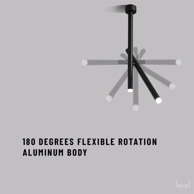 Adjustable Pipe LED Pendant Light - Level Decor