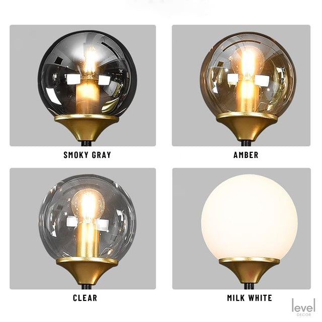 Alnön Nordic Glass Ball Chandelier - Level Decor