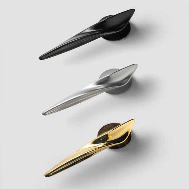 Irregular-Shaped Door Handle - Level Decor