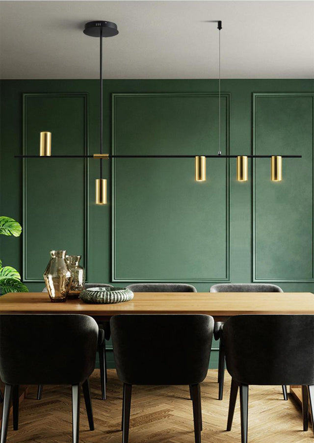 Gold/Black Modern Chandelier Lamp - Level Decor