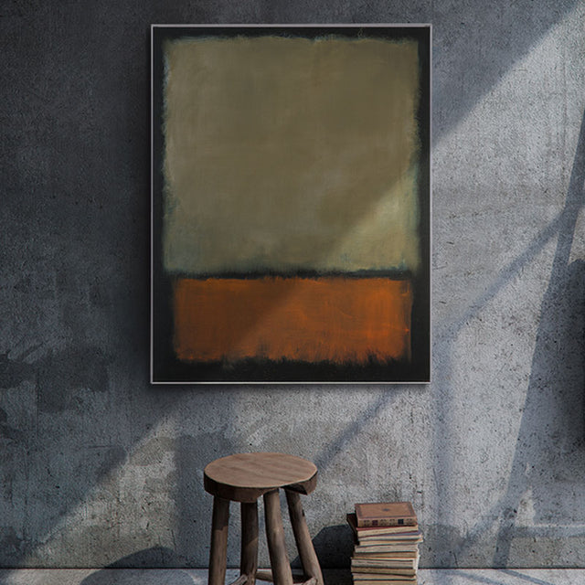Famous Mark Rothko Focus Canvas Painting - Level Decor