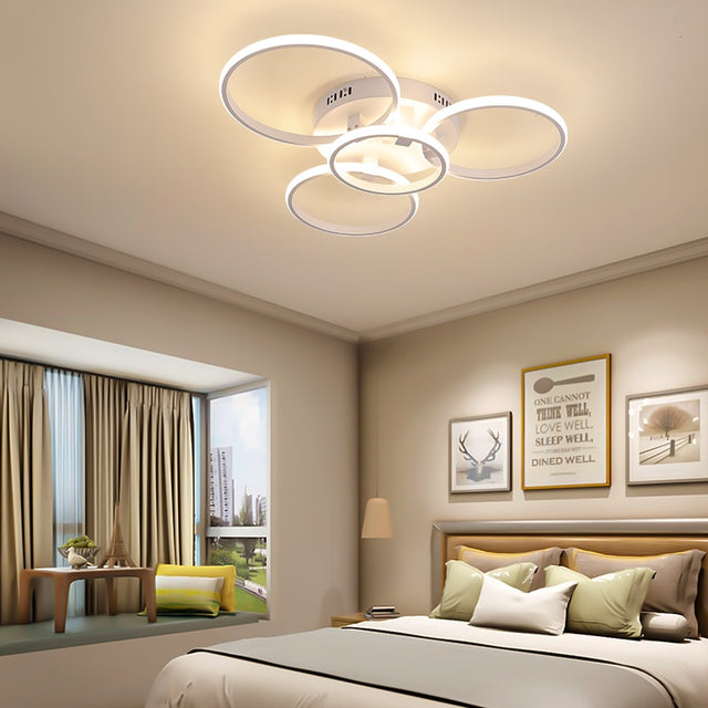 Blastric LED Dimmable Circle Rings Ceiling Light - Level Decor