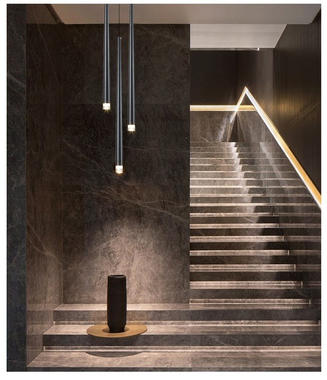 Nordic LED Chandelier Long Downlight - Level Decor