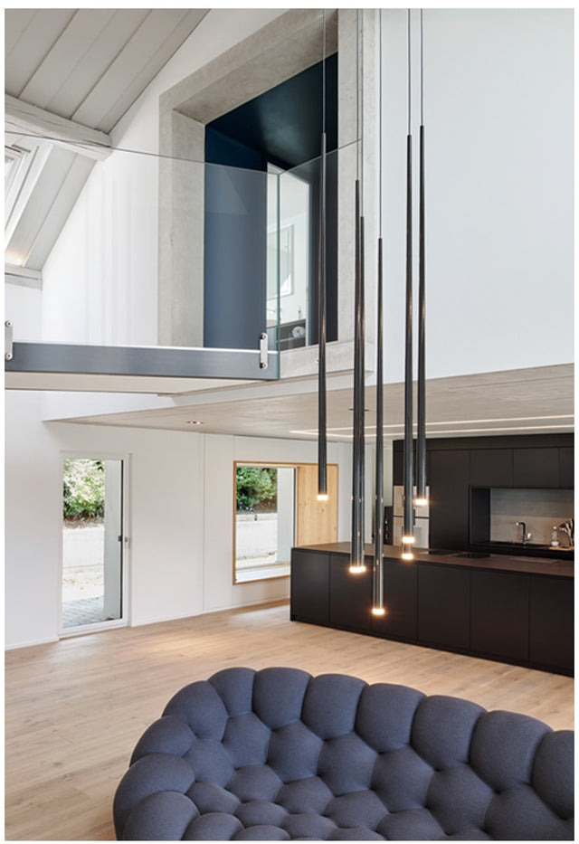 Nordic LED Chandelier Long Downlight - Level Decor