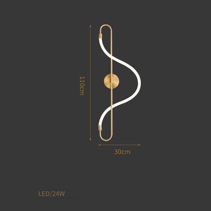 Golden White Suspension Light