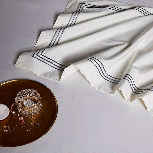 Classic Shae Egyptian Cotton Duvet Cover Set - Level Decor