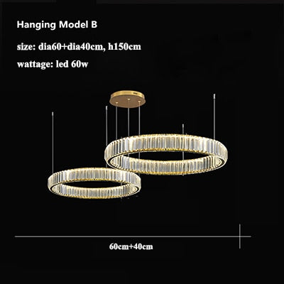 Luxury Crystal Led Chandelier