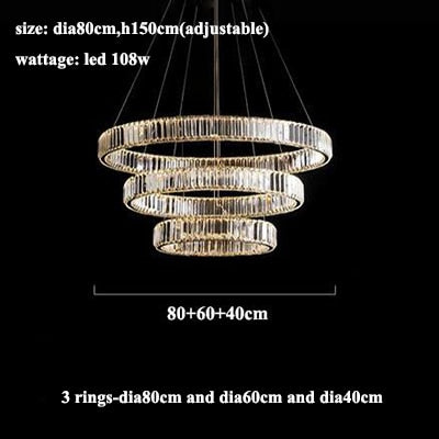 Luxury Crystal Led Chandelier