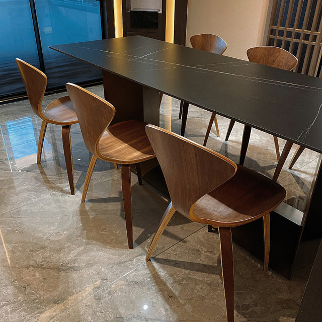 Wooden Retro Style Dining Chair - Level Decor