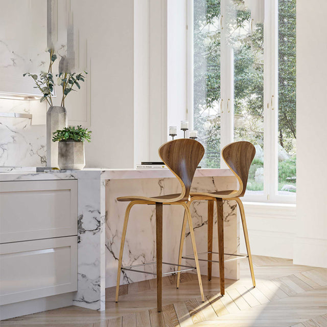 Wooden Retro Style Dining Chair - Level Decor