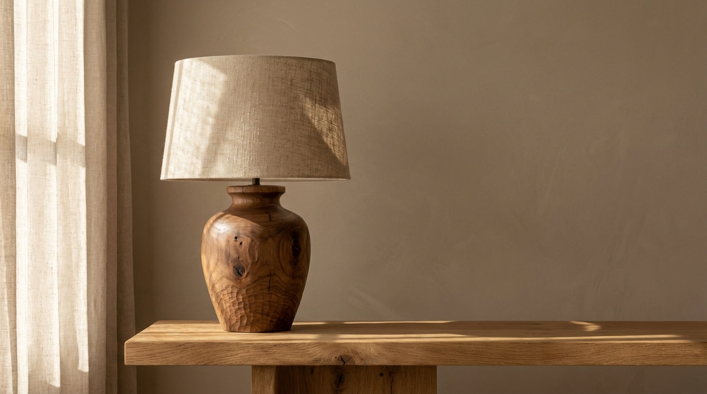 Wood Table Lamps