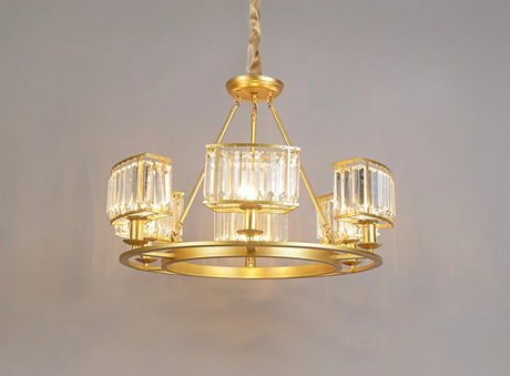 Kael Chandelier - 6 Lights - 30.7" x 18.9" / 78cm x 48cm - Level Decor
