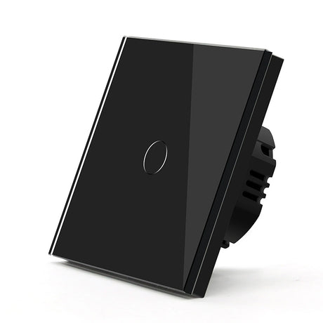 Hiroshi Black Glass EU Socket with USB Ports - Single, Double, Triple Outlets