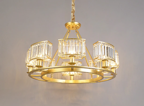 Kael Chandelier - 8 Lights - 33.5" x 19.7" / 85cm x 50cm - Level Decor