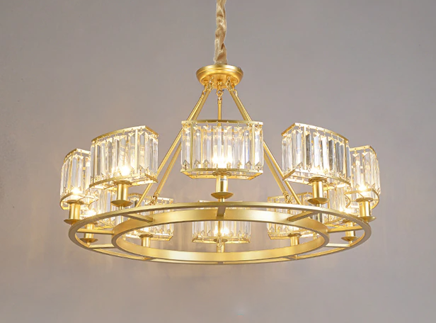 Kael Chandelier - 10 Lights - 37.4" x 21.7" / 95cm x 55cm - Level Decor