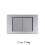 Yuki Universal Series LED Rocker Switch - 1-4 Gang, 2 Way, PC Panel