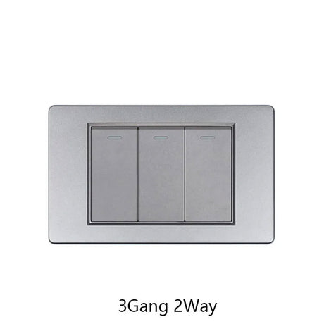 Yuki Universal Series LED Rocker Switch - 1-4 Gang, 2 Way, PC Panel