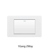 Yuki Universal Series LED Rocker Switch - 1-4 Gang, 2 Way, PC Panel