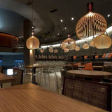 Avian Rattan Pendant Light