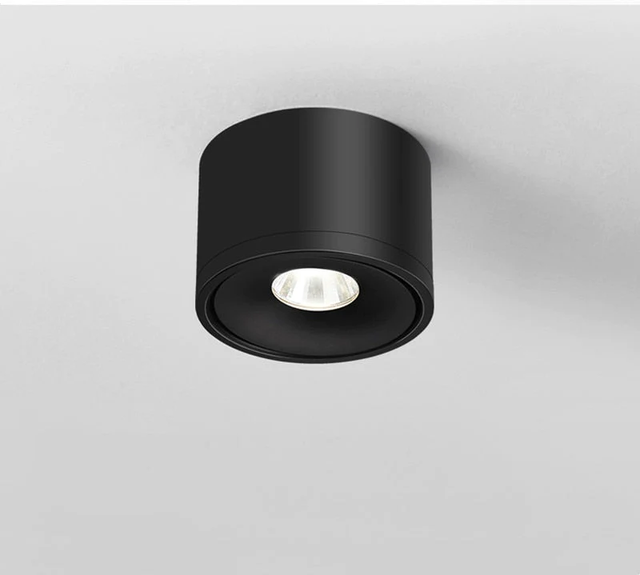 Aurora Ceiling Light - Black / Warm White / Dimmable - 2.3" x 2.0" / 6 cm x 5.3 cm - 5W - Level Decor