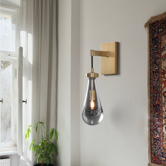 Lacrima Glass Tears Wall Sconce
