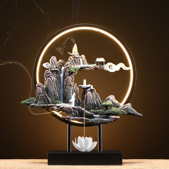 Sela Monk Incense Burner Table Lamp