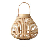 Alkaios Floor Lantern - B - Beige - 12.9" x 16.1" / 33cm x 41cm - Level Decor