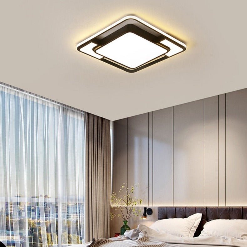 Chelix Ceiling Light - 16.5" x 2" / 42cm x 5cm - 36W / Cool White - Without Remote - Level Decor